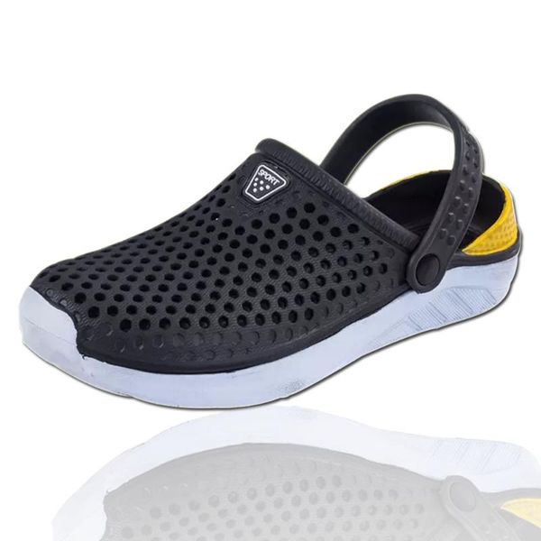 women men couples sandals summer casual breathable holes slippers non-slip wear-resistant slides, Black
women men couples sandals summer casual breathable holes slippers non-slip wear-resistant slides, Black