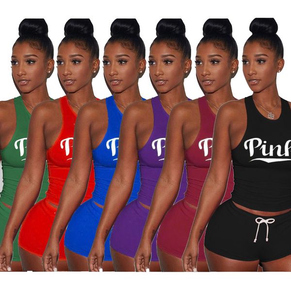 women casual letter print sleeveless pullover vest and pants two piece set 2020 summer female cotton women's tracksuits two peace sets, Gray
women casual letter print sleeveless pullover vest and pants two piece set 2020 summer female cotton women's tracksuits two peace sets, Gray