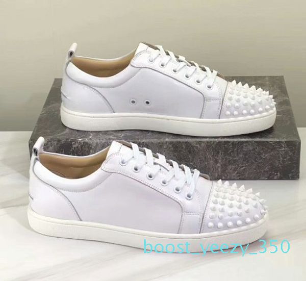 designer shoes for man women red bottoms junior spikes flat sneakers genuine leather fashion paris dress shoes with box 35-46 35b, Black
designer shoes for man women red bottoms junior spikes flat sneakers genuine leather fashion paris dress shoes with box 35-46 35b, Black