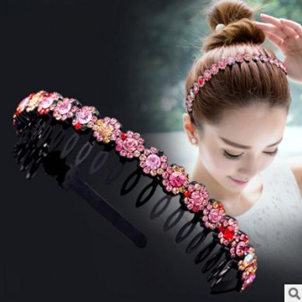 48pcs/lot multi diy drill headband mix styles wide diamond outside tooth hair clips hair styling tools accessories ha567, Brown
48pcs/lot multi diy drill headband mix styles wide diamond outside tooth hair clips hair styling tools accessories ha567, Brown