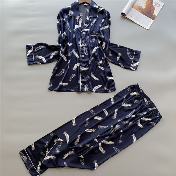 men pyjama set spring long sleeve print men pajama suit autumn nightwear collar pijama male sleepwear two piece xxxl, Black;brown
men pyjama set spring long sleeve print men pajama suit autumn nightwear collar pijama male sleepwear two piece xxxl, Black;brown