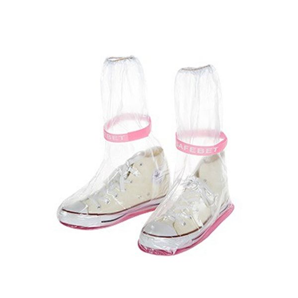 reusable waterproof overshoes shoe covers shoes protector men women's rain cover anti-slip pvc overshoes for shoes accessories, White;pink
reusable waterproof overshoes shoe covers shoes protector men women's rain cover anti-slip pvc overshoes for shoes accessories, White;pink