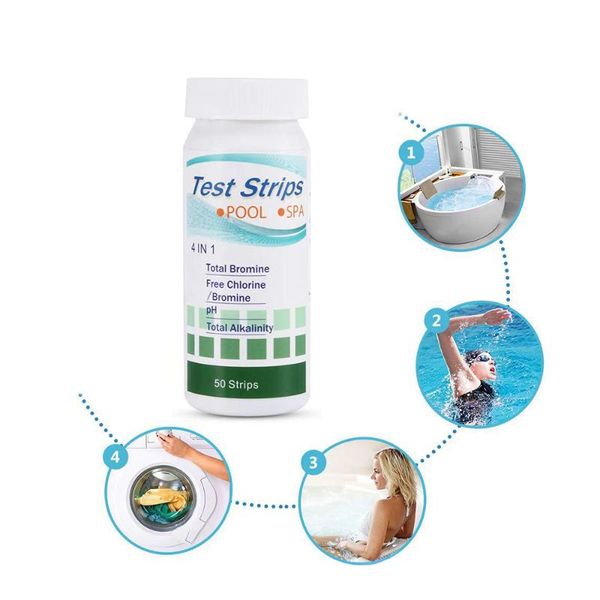 4-in-1 swimming pool ph test paper residual chlorine ph value alkalinity hardness test strip tester pool cleaner accessories
4-in-1 swimming pool ph test paper residual chlorine ph value alkalinity hardness test strip tester pool cleaner accessories