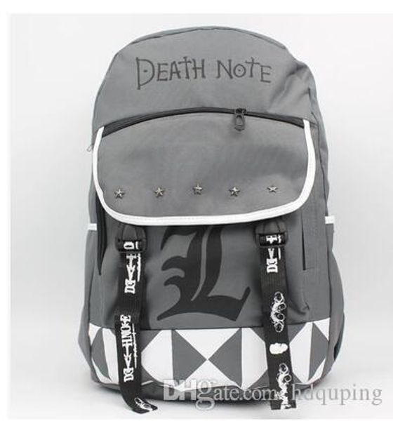 cartoon death note anime l logo gray nylon backpack sport outdoor travel bag for boy girl student fashionmulti-purpose travel
cartoon death note anime l logo gray nylon backpack sport outdoor travel bag for boy girl student fashionmulti-purpose travel