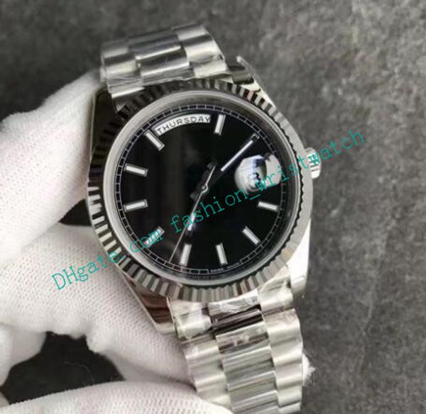 Wholesale Price Top President Mens Watch Sweep Automatic Movement Mechanical Day- silver Stainless Sapphire black face steel Clasp Men Watch
Wholesale Price Top President Mens Watch Sweep Automatic Movement Mechanical Day- silver Stainless Sapphire black face steel Clasp Men Watch