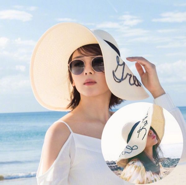 ode straw sequins cornice cap to joy 2 andy sequins sun hat uv-proof letter straw hat beach holiday brim cap, Blue;gray
ode straw sequins cornice cap to joy 2 andy sequins sun hat uv-proof letter straw hat beach holiday brim cap, Blue;gray