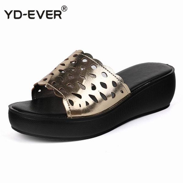 women slipper's 2020 ladies summer shoes hollow out women wedges heels fashion summer genuine leather shoes platform, Black
women slipper's 2020 ladies summer shoes hollow out women wedges heels fashion summer genuine leather shoes platform, Black