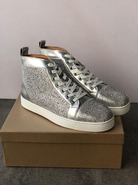 dhl with box 2019 designer shoes high-spikes sneakers genuine leather red bottom sneakers men trainers fashion casual shoes l28, Black
dhl with box 2019 designer shoes high-spikes sneakers genuine leather red bottom sneakers men trainers fashion casual shoes l28, Black