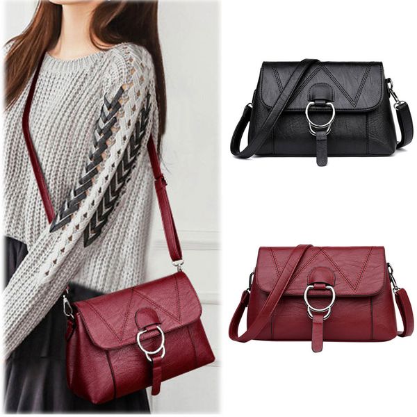 circle buckle pu solid shoulder bags women's fashion wild messenger bag solid color shoulder bag simple handbag sac
circle buckle pu solid shoulder bags women's fashion wild messenger bag solid color shoulder bag simple handbag sac