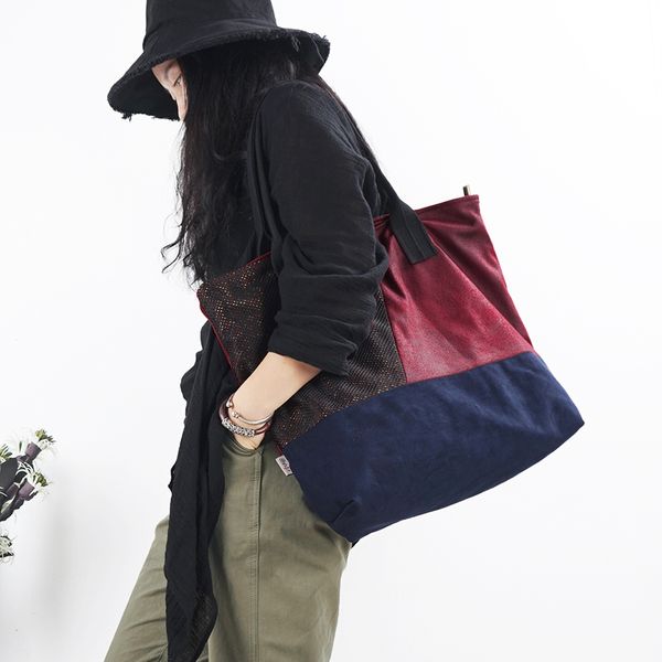 women suede handbags stitching color nylon mesh women tote bag handbags female shoulder bags large capacity casual travel bags
women suede handbags stitching color nylon mesh women tote bag handbags female shoulder bags large capacity casual travel bags