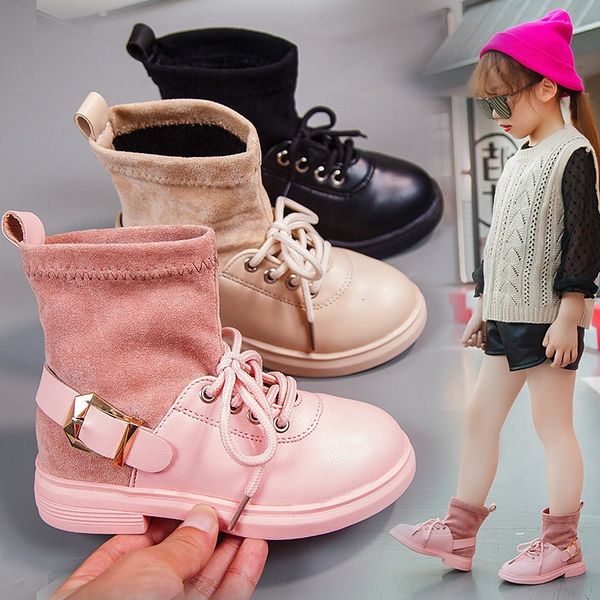 girls boots exceed fiber leather girl princess two cotton martin boots tide botas children shoes, Black;grey
girls boots exceed fiber leather girl princess two cotton martin boots tide botas children shoes, Black;grey