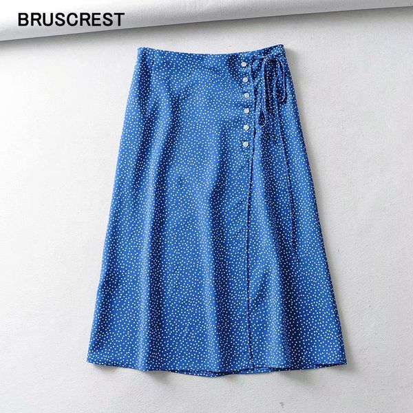 2019 summer bohemian vintage high waist skirts womens boho a line blue wrap skirt button korean midi polka dot skirt streetwear, Black
2019 summer bohemian vintage high waist skirts womens boho a line blue wrap skirt button korean midi polka dot skirt streetwear, Black
