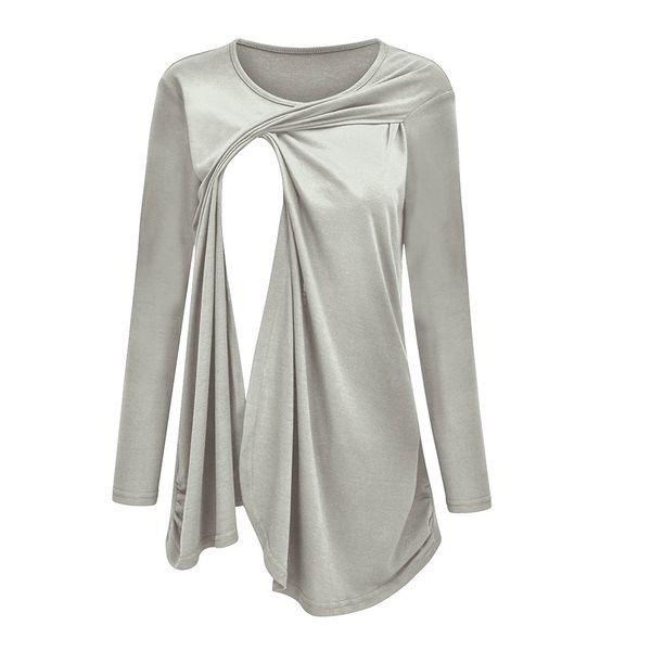 Women's Maternity clothes blouse sumer Layer long sleeve nursing top breastfeeding cloth for pregnant Blouse T-shirt CF
Women's Maternity clothes blouse sumer Layer long sleeve nursing top breastfeeding cloth for pregnant Blouse T-shirt CF