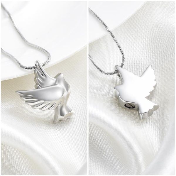 ijd9496 peace bird cremation memorial stainless steel pendant for ashes urn necklace keepsake for women jewelry, Silver
ijd9496 peace bird cremation memorial stainless steel pendant for ashes urn necklace keepsake for women jewelry, Silver