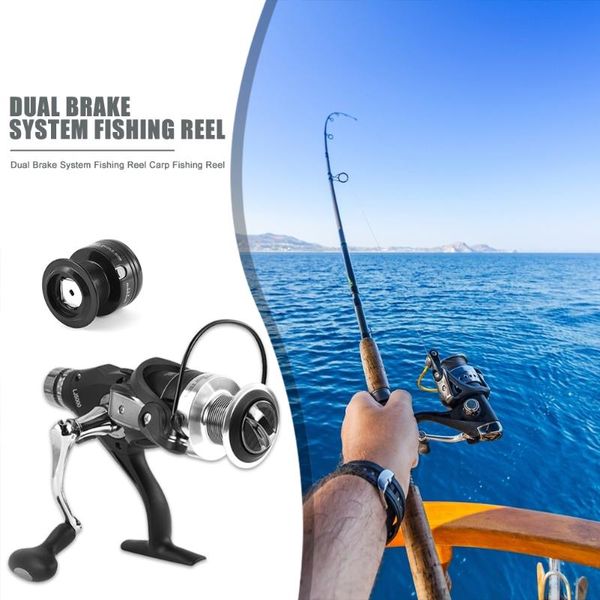 practical fishing reel convenient 9+1 bb 5.2:1/4.7:1 dual brake system double unloading fishing spinning reel tackle accessories
practical fishing reel convenient 9+1 bb 5.2:1/4.7:1 dual brake system double unloading fishing spinning reel tackle accessories