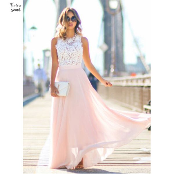 sleeveless party dresses sell women vestidos nude pink beach summer maxi long hollow out patchwork sundress plus size, Black;gray
sleeveless party dresses sell women vestidos nude pink beach summer maxi long hollow out patchwork sundress plus size, Black;gray