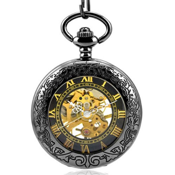 new steampunk pocket watch mechanical pocket watches clock necklace retro skeleton vintage fob watch chain, Slivery;golden
new steampunk pocket watch mechanical pocket watches clock necklace retro skeleton vintage fob watch chain, Slivery;golden