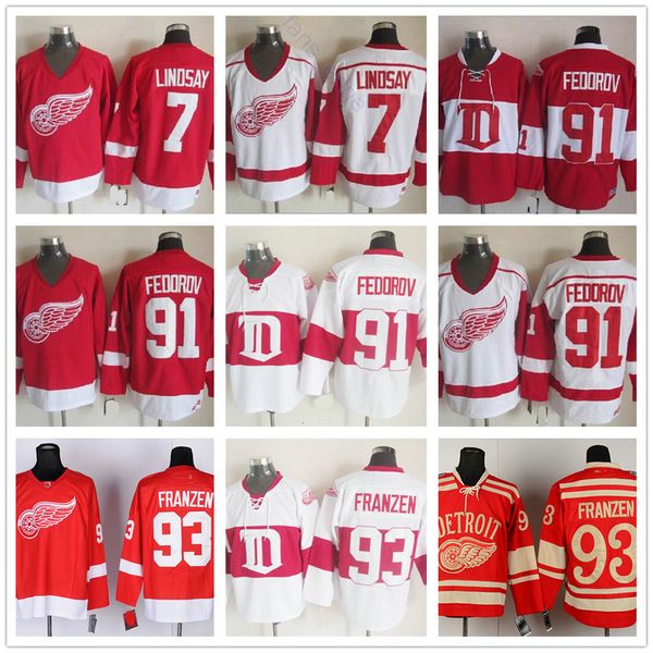 mens hockey detroit red wings jerseys 7 ted lindsay 91 sergei fedorov 93 johan franzen red white winter classic ccm jersey, Black;red
mens hockey detroit red wings jerseys 7 ted lindsay 91 sergei fedorov 93 johan franzen red white winter classic ccm jersey, Black;red