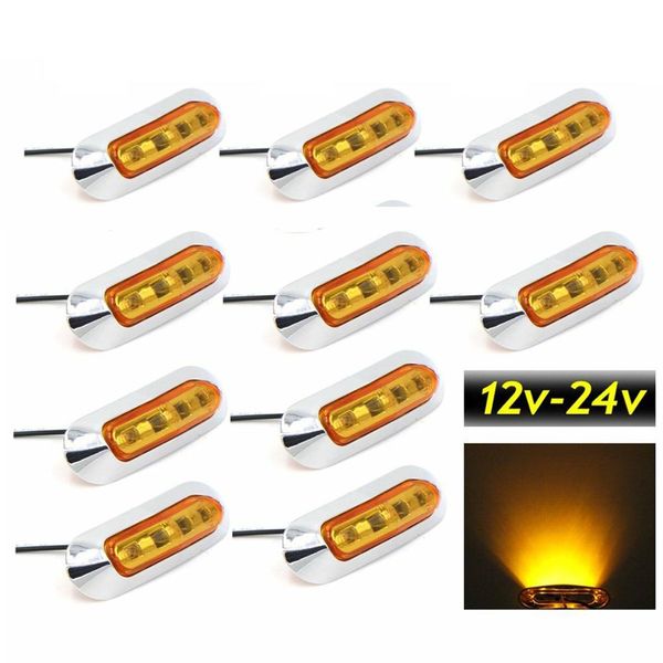 10pcs 12v 24v 4 smd amber side led marker tail light truck trailer boat waterproof truck van trailer marker clearance light
10pcs 12v 24v 4 smd amber side led marker tail light truck trailer boat waterproof truck van trailer marker clearance light