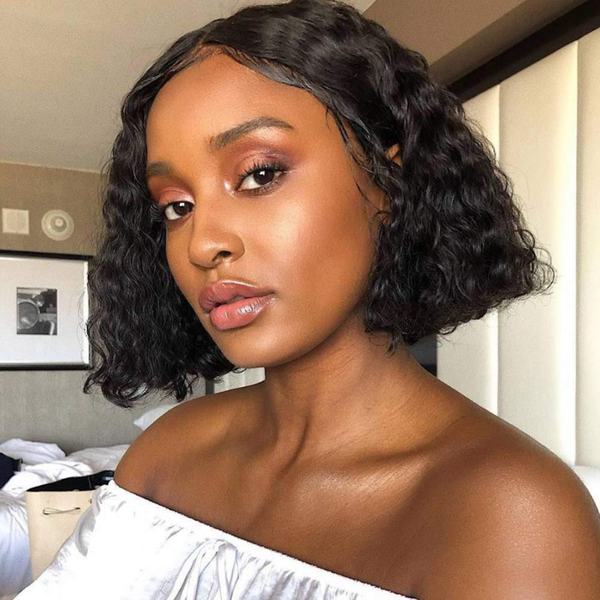 lace wigs brazilian deep wave wig short bob front human hair pre plucked frontal 150% remy 4x1 part for black women, Black;brown
lace wigs brazilian deep wave wig short bob front human hair pre plucked frontal 150% remy 4x1 part for black women, Black;brown