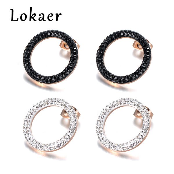 lokaer stainless steel jewelry white / black clay cystal earrings rose gold color round shape christmas gift e18455, Golden;silver
lokaer stainless steel jewelry white / black clay cystal earrings rose gold color round shape christmas gift e18455, Golden;silver
