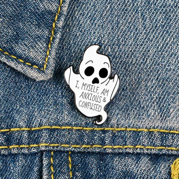 cute small ghost funny enamel brooches pins for women christmas demin shirt decor brooch pin metal kawaii badge fashion jewelry, Gray
cute small ghost funny enamel brooches pins for women christmas demin shirt decor brooch pin metal kawaii badge fashion jewelry, Gray