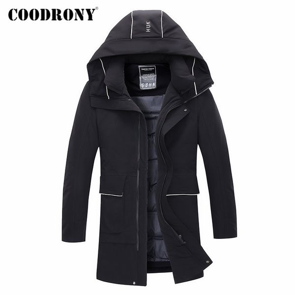 coodrony brand duck down jacket men fashion casual hooded long coat men clothes 2019 winter thick warm jackets big pockets 98029, Black
coodrony brand duck down jacket men fashion casual hooded long coat men clothes 2019 winter thick warm jackets big pockets 98029, Black