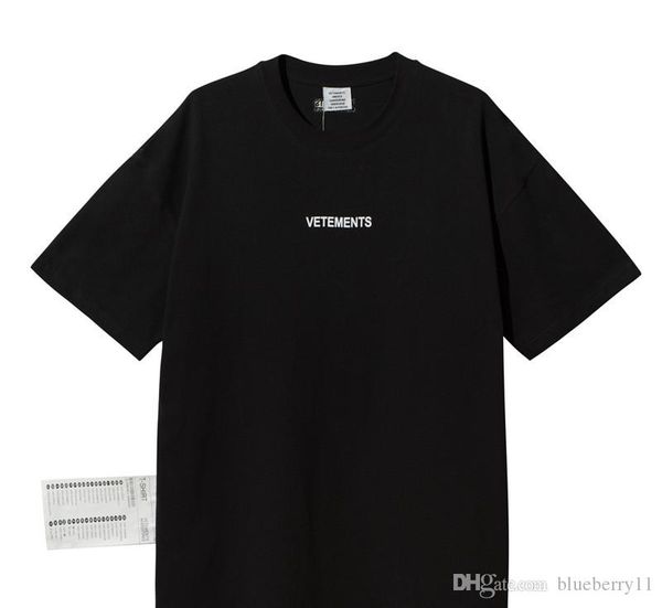 vetements letter printed t shirts streetwear hip hop casual short sleeve tees men loose designer t shirts, White;black
vetements letter printed t shirts streetwear hip hop casual short sleeve tees men loose designer t shirts, White;black