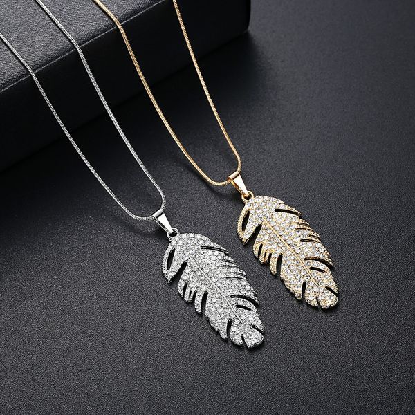 wholesale korea bohemia fashion elegant women's crystal leaf necklace - love wings female gifts, Silver
wholesale korea bohemia fashion elegant women's crystal leaf necklace - love wings female gifts, Silver