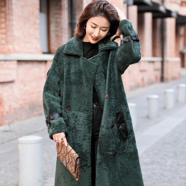 ayunsue real fur coat women winter jacket long sheep shearling genuine leather jacket manteau femme hiver 2020 e19-c17 kj3863, Black
ayunsue real fur coat women winter jacket long sheep shearling genuine leather jacket manteau femme hiver 2020 e19-c17 kj3863, Black