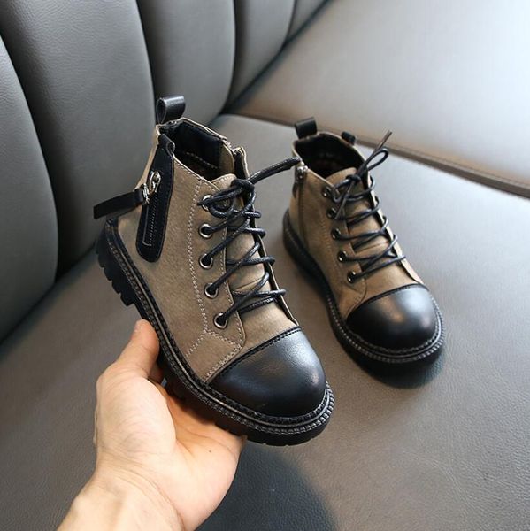 child casual shoes new winter short boots boys shoes fashion leather soft antislip girls snow boots 26-36 sport running, Black;grey
child casual shoes new winter short boots boys shoes fashion leather soft antislip girls snow boots 26-36 sport running, Black;grey
