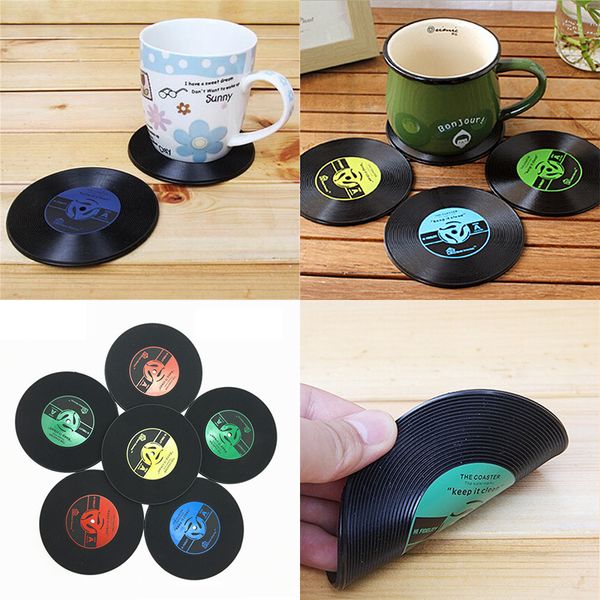 cd records coaster vinyl cd record cups drinks holder mat tableware placemat for bar home cup accessories wx-c48
cd records coaster vinyl cd record cups drinks holder mat tableware placemat for bar home cup accessories wx-c48