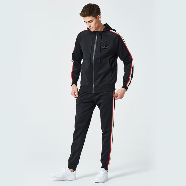 2020 designer spring and autumn large men's leisure suit new trend hooded sweater suit outdoor sports, Gray
2020 designer spring and autumn large men's leisure suit new trend hooded sweater suit outdoor sports, Gray