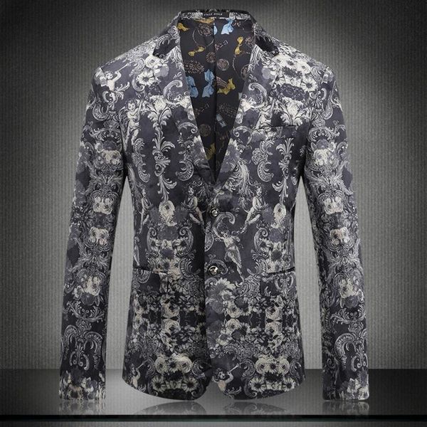 ouma european and american-style british style men's suit-style slim fit plus-sized stage wear jacket men's, White;black
ouma european and american-style british style men's suit-style slim fit plus-sized stage wear jacket men's, White;black