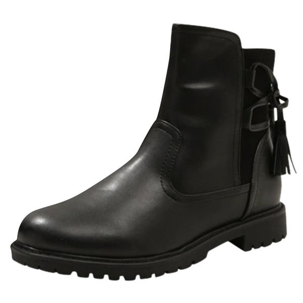 sagace ladies boots women shoes woman square heel solid zipper biker ankle boots for women fringe female shoes tassel, Black
sagace ladies boots women shoes woman square heel solid zipper biker ankle boots for women fringe female shoes tassel, Black