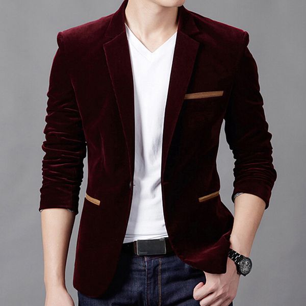 spring autumn men blended jacket woon blends jacket smart casual coat men slim fit corduroy 3xl, Black
spring autumn men blended jacket woon blends jacket smart casual coat men slim fit corduroy 3xl, Black