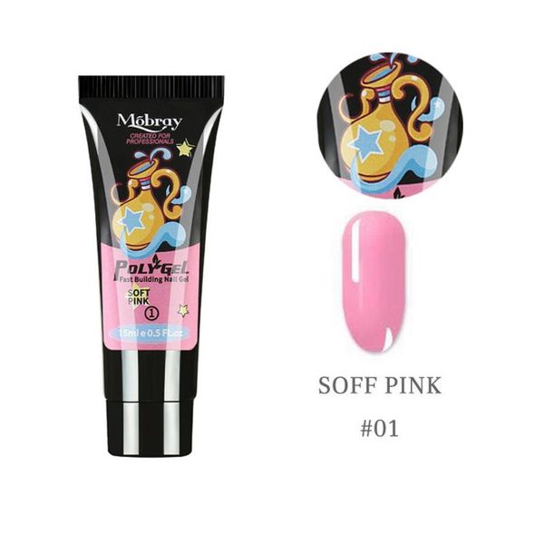 2019 new nails poly lasting finger nail crystal jelly camouflage vernis semi permanant uv lamp extension 15ml #zc, Red;pink
