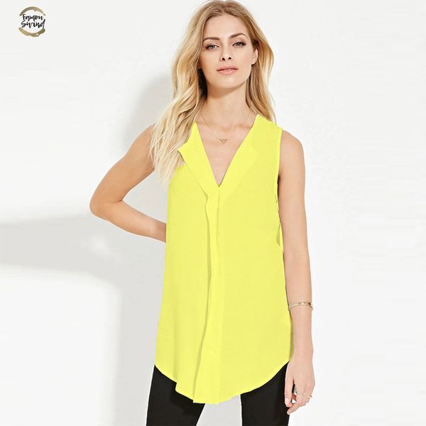 2019 summer loose sleeveless deep v neck blouse of large size womens shirts asymmetric blouse woman plus size clothing, White
2019 summer loose sleeveless deep v neck blouse of large size womens shirts asymmetric blouse woman plus size clothing, White