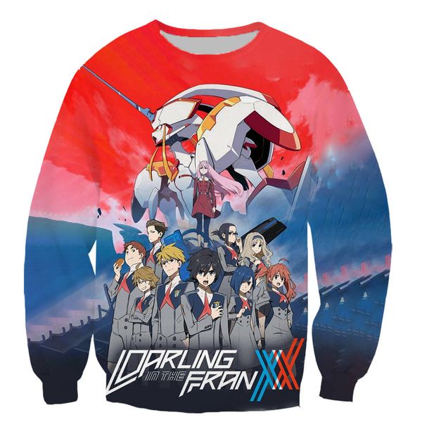anime darling in the franxx 3d color printed sweatshirts hip hop style streetwear casual sweatshirt hooded top, Black
anime darling in the franxx 3d color printed sweatshirts hip hop style streetwear casual sweatshirt hooded top, Black