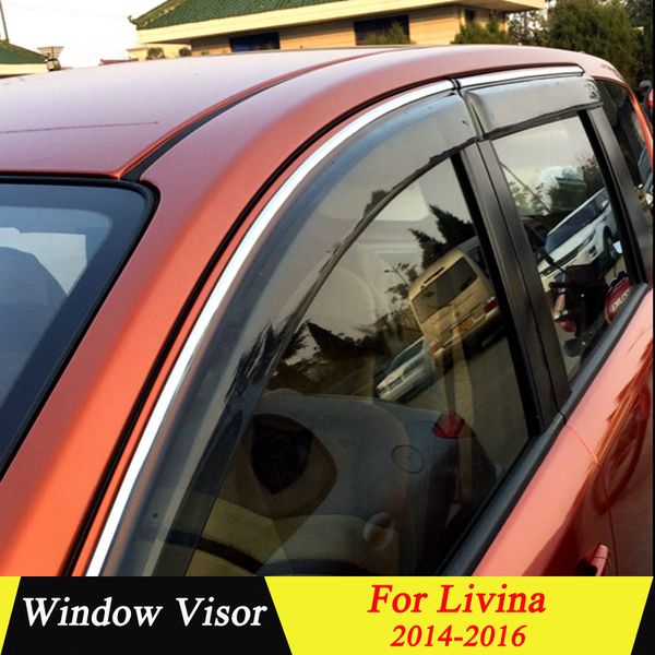 for nissan livina 2014 2015 2016 plastic black window visor vent shades sun rain deflector guard auto accessories 4pcs/set
for nissan livina 2014 2015 2016 plastic black window visor vent shades sun rain deflector guard auto accessories 4pcs/set