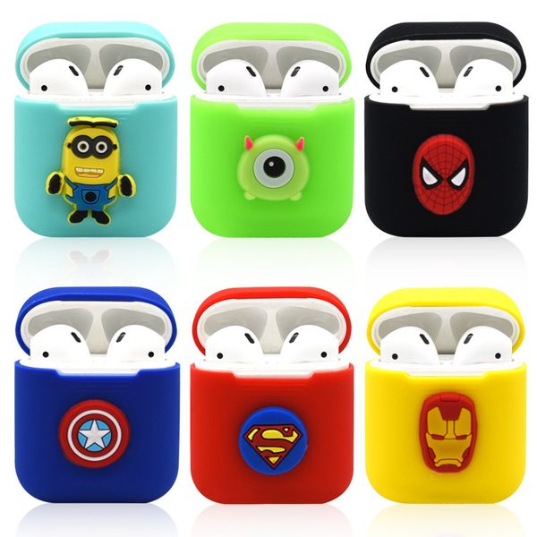 for airpods protection cases wireless creative cartoon silicone shell airpods bluetooth earphone case Apple headphones Shockproof soft cover
for airpods protection cases wireless creative cartoon silicone shell airpods bluetooth earphone case Apple headphones Shockproof soft cover