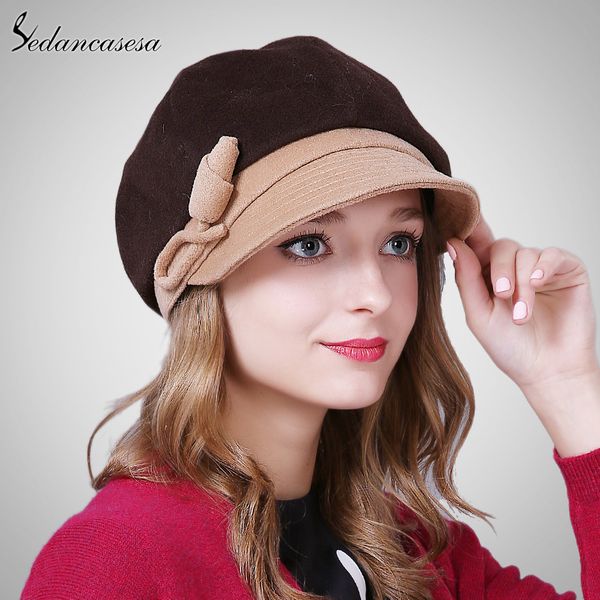sedancasesa spring female hats korean fashion keep warm winter hat berets newsboy cap with handmade flower visor cap wg015013, Blue;gray
sedancasesa spring female hats korean fashion keep warm winter hat berets newsboy cap with handmade flower visor cap wg015013, Blue;gray