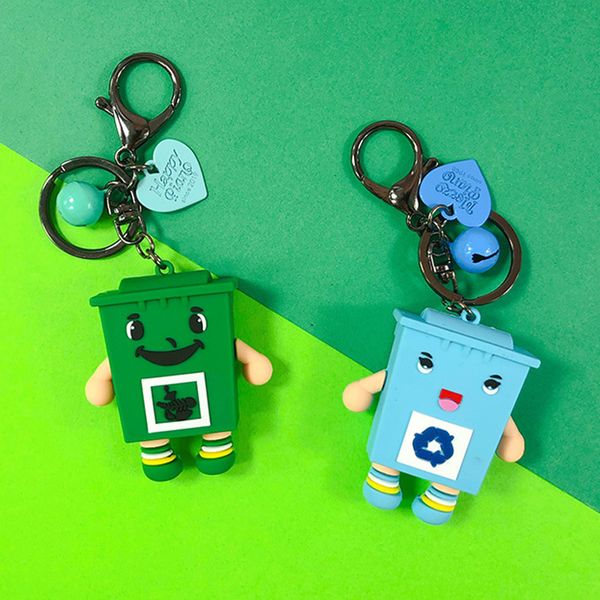 women bag accessory cute cartoon pvc trash can keychain creative jewelry doll keyrings car key chains kids adults birthday gift, Silver
women bag accessory cute cartoon pvc trash can keychain creative jewelry doll keyrings car key chains kids adults birthday gift, Silver