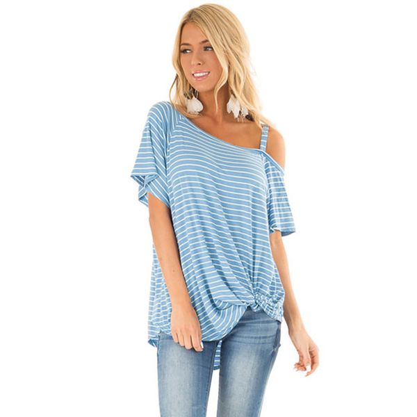 new arrival 2020 summer t shirt casual loose striped kink tshirt women short sleeve one shoulder fashion ladies cotton tees, White
new arrival 2020 summer t shirt casual loose striped kink tshirt women short sleeve one shoulder fashion ladies cotton tees, White