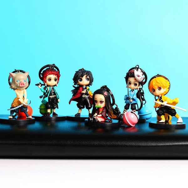 demon slayer keychain 3d anime keyring kimetsu no yaiba key chains blade of ghost bells kamado tanjirou cosplay jewelry gift new, Silver
demon slayer keychain 3d anime keyring kimetsu no yaiba key chains blade of ghost bells kamado tanjirou cosplay jewelry gift new, Silver
