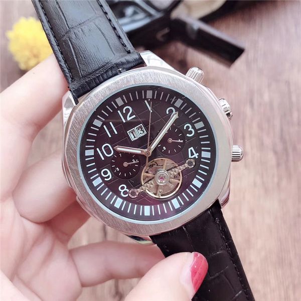 роскошные часы для мужчин из нержавеющей стали tourbillon механические автоматические движения мужчины смотреть все тональные рабочий хроног, Slivery;brown
роскошные часы для мужчин из нержавеющей стали tourbillon механические автоматические движения мужчины смотреть все тональные рабочий хроног, Slivery;brown