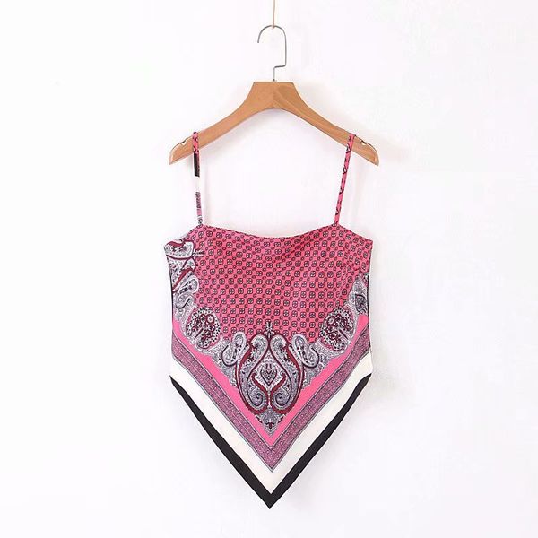 europe and america retro camisole multicolor vest versatile triangle du dou shi vest backless cable ties strapped vest, Black;white
europe and america retro camisole multicolor vest versatile triangle du dou shi vest backless cable ties strapped vest, Black;white