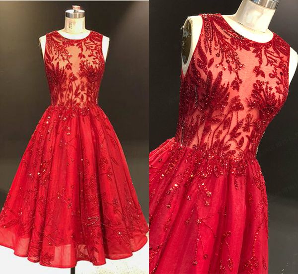 real image red prom dresses jewel neck a line full beads tea length evening dress cocktail party gowns custom made formal occasion wear, Black
real image red prom dresses jewel neck a line full beads tea length evening dress cocktail party gowns custom made formal occasion wear, Black
