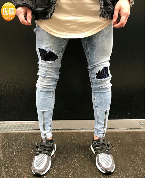 fashion solid color men jeans 2019 new spring summer skinny fit jeans men stretch pants elastic skinny for mens, Blue
fashion solid color men jeans 2019 new spring summer skinny fit jeans men stretch pants elastic skinny for mens, Blue