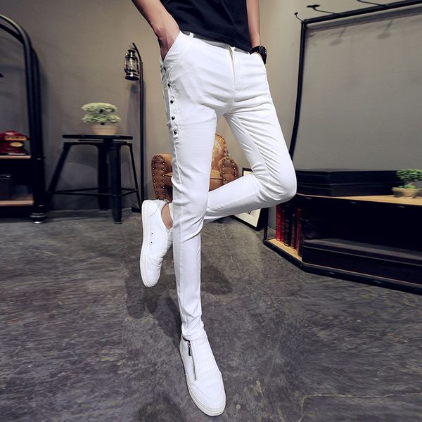 the new men's summer pants fashion 2020 all match tights men's solid color slim street wear casual pants hot, Black
the new men's summer pants fashion 2020 all match tights men's solid color slim street wear casual pants hot, Black
